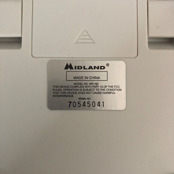Midland Weather Alert Radio WR-100 Emergency NOAA All Hazards Radio Tested - Picture 5 of 5